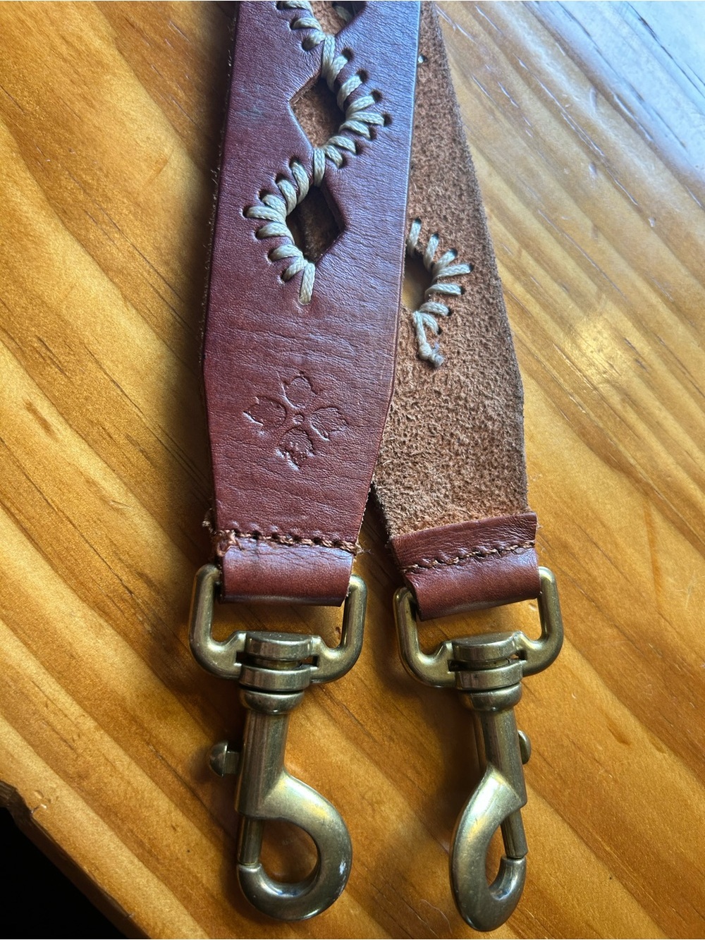 Leather Brown Crossbody Guitar Strap Patricia Nash